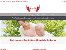Tablet Screenshot of anjoenfermagem.com.br